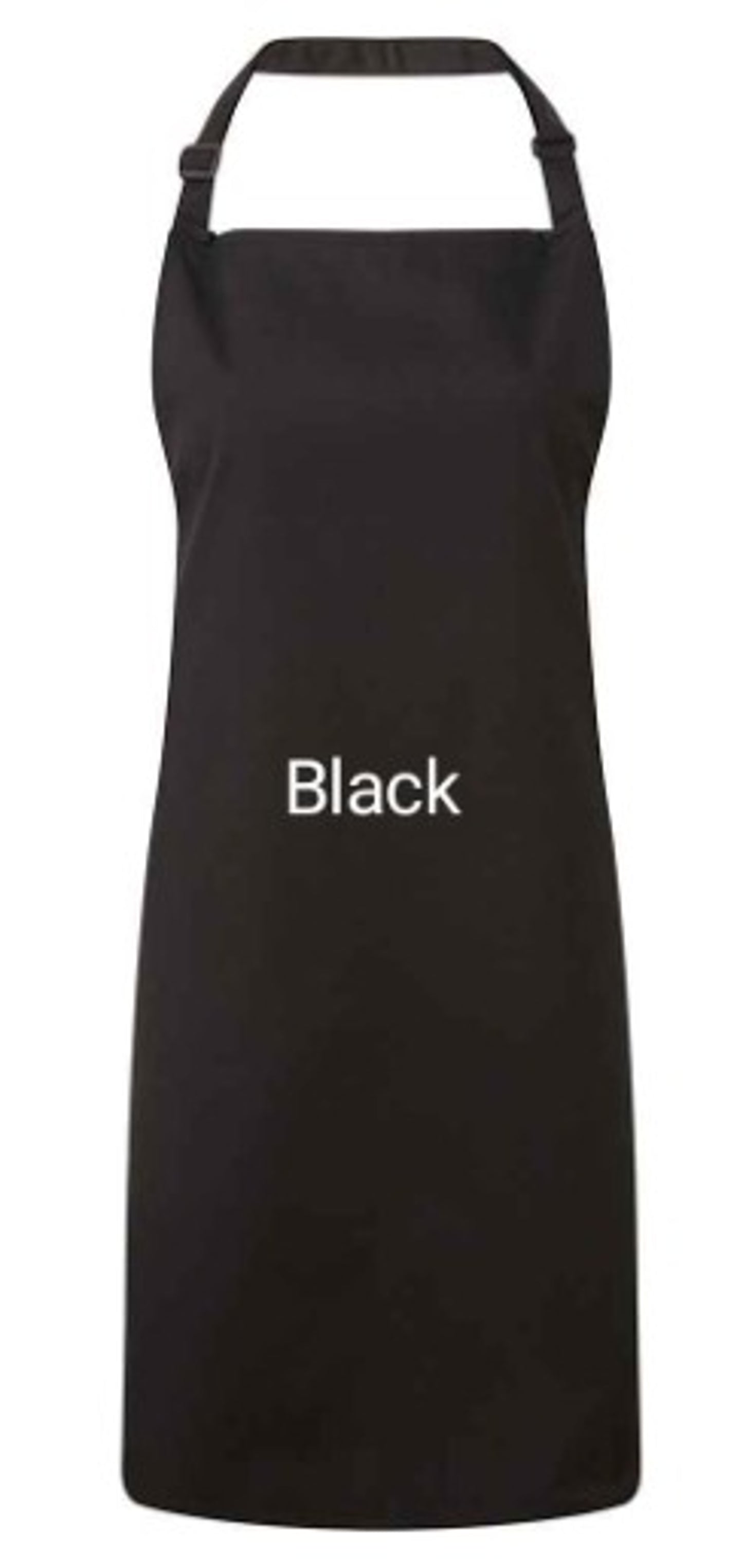 Embroidered Purple Rose Adults Unisex Apron with Adjustable Buckle