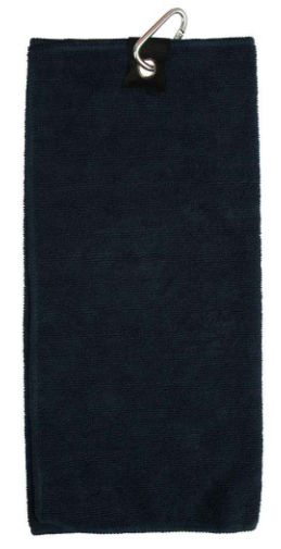 Personalised Embroidered Microfibre Golf Sports Towel with Metal Clip. Golfer. Golf gift idea