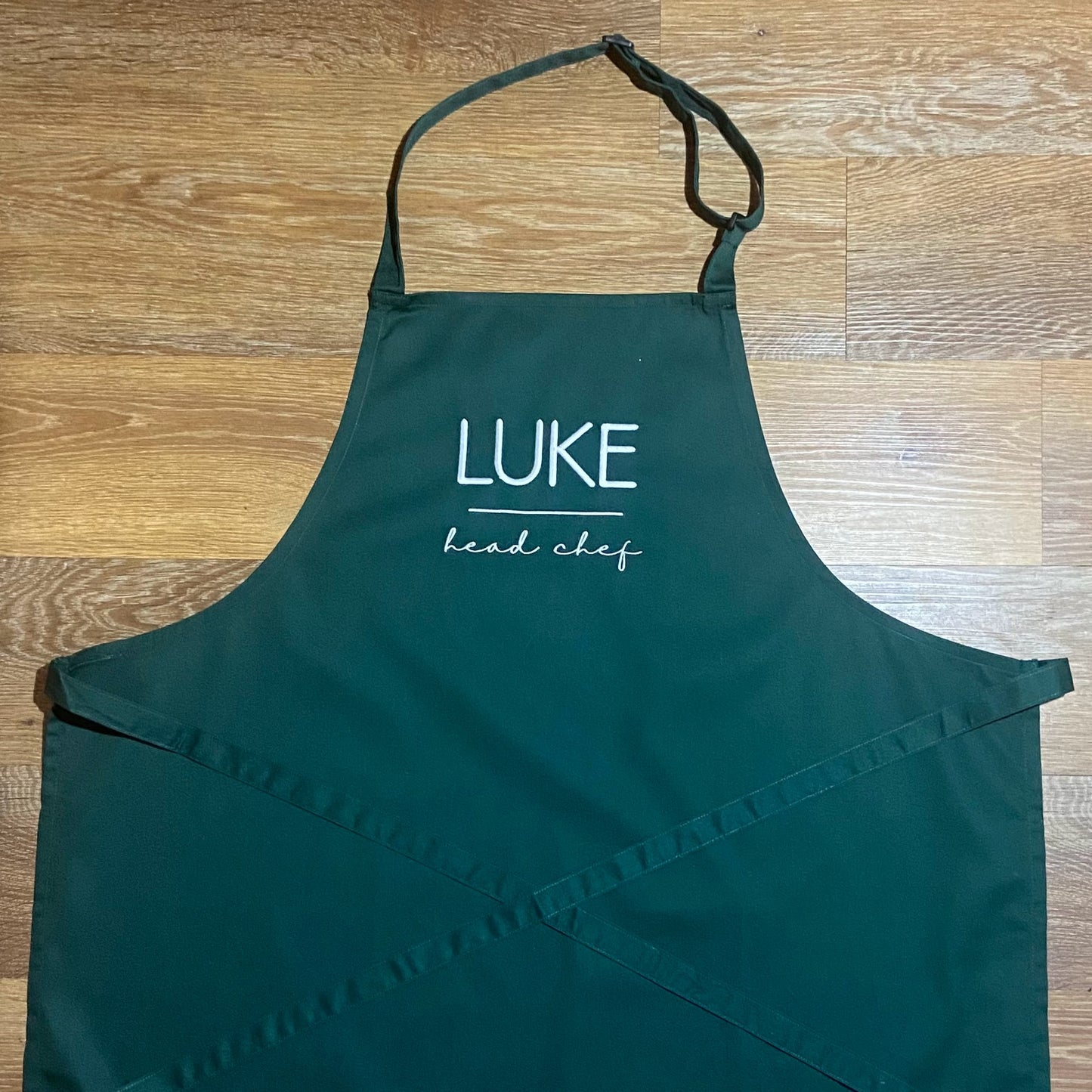 Personalised Embroidered Head Chef Unisex Adults Apron