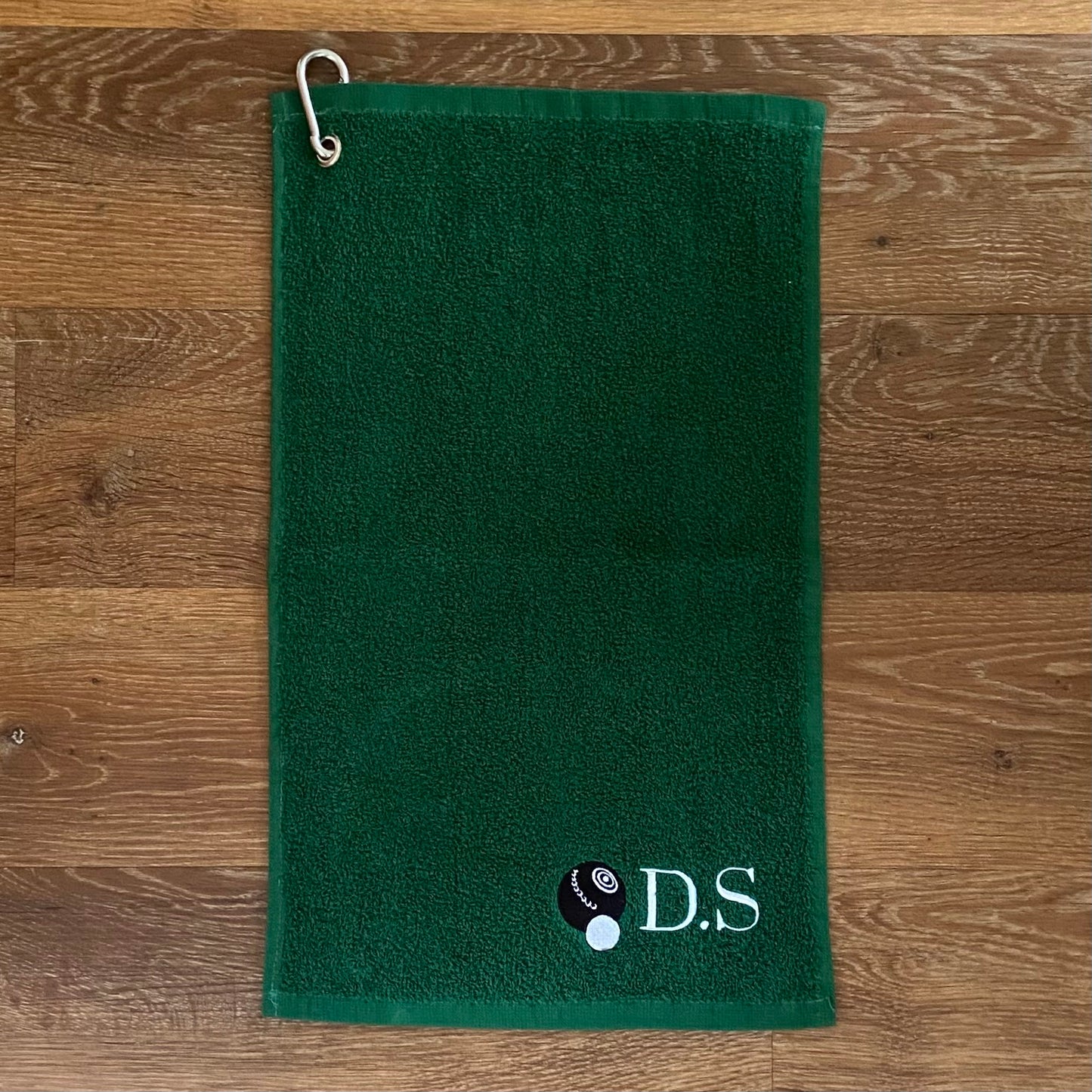 Personalised Cotton Bowls Sports Towel with Metal Clip