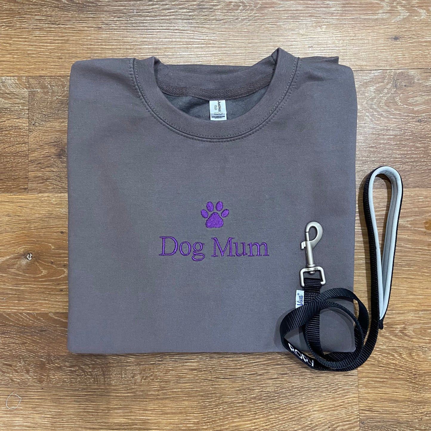 Dog Mum Embroidered Unisex Adults Sweatshirt. Dog Owner Gift