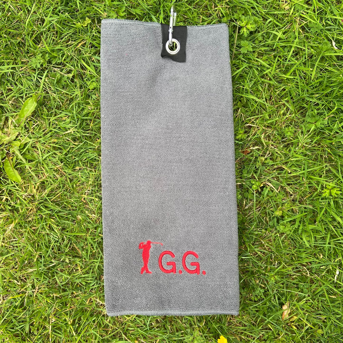 Personalised Embroidered Microfibre Golf Towel