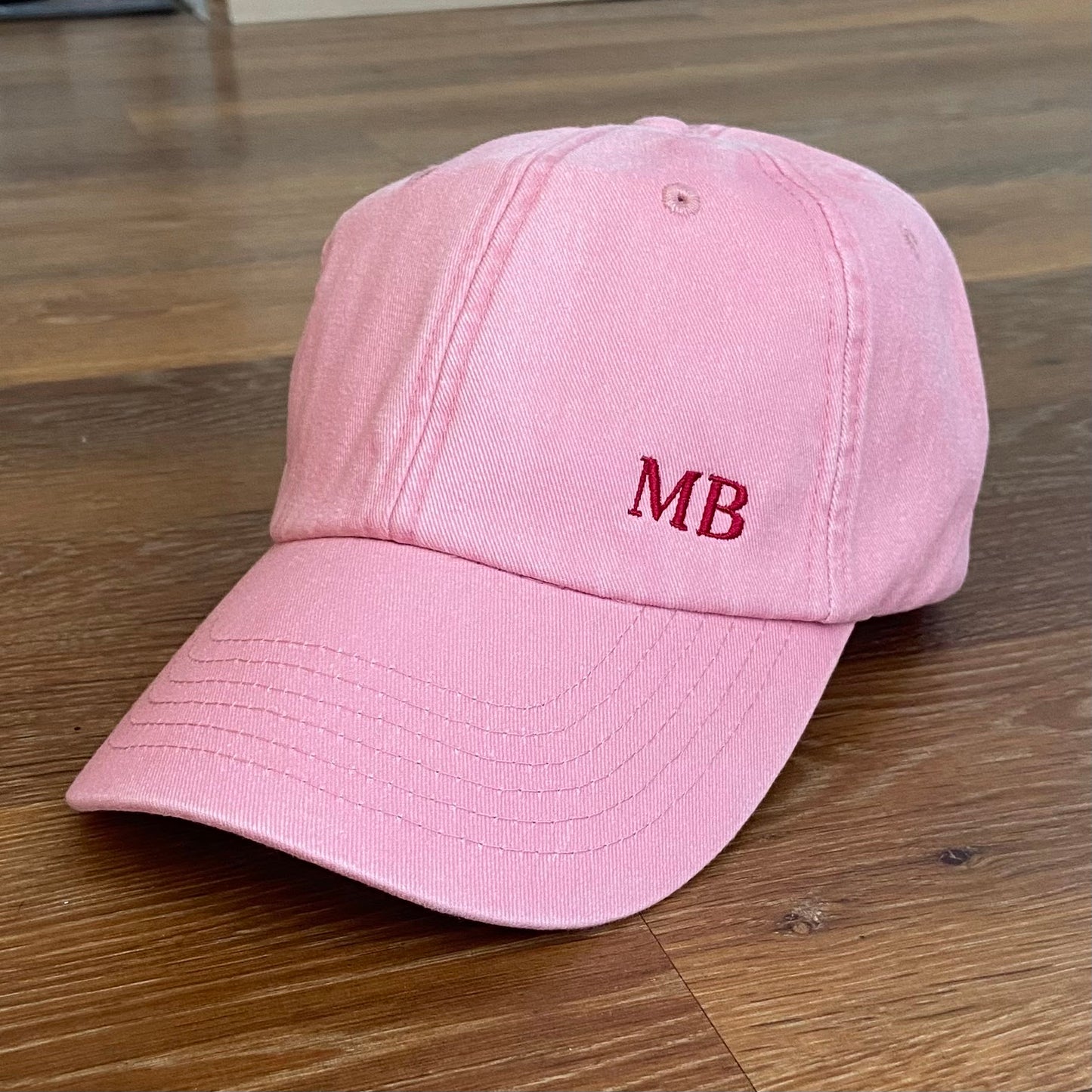 Personalised Initials Adults Embroidered Baseball Cap. Gift Idea