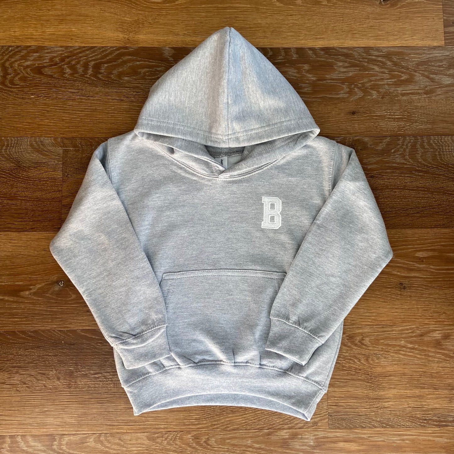 Varsity Font Monogrammed Kid's Hoodie