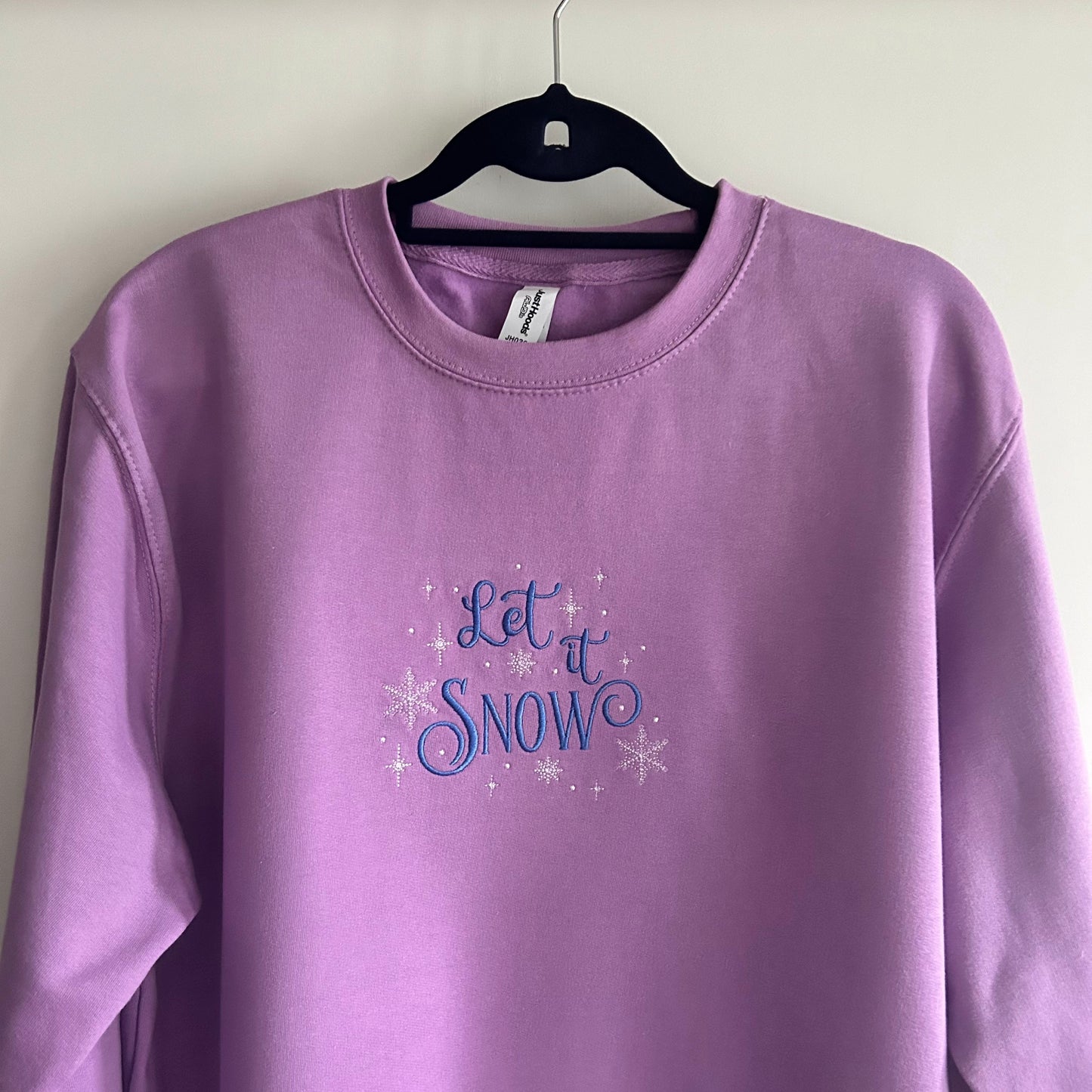 Let it Snow Embroidered Adults Unisex Sweatshirt