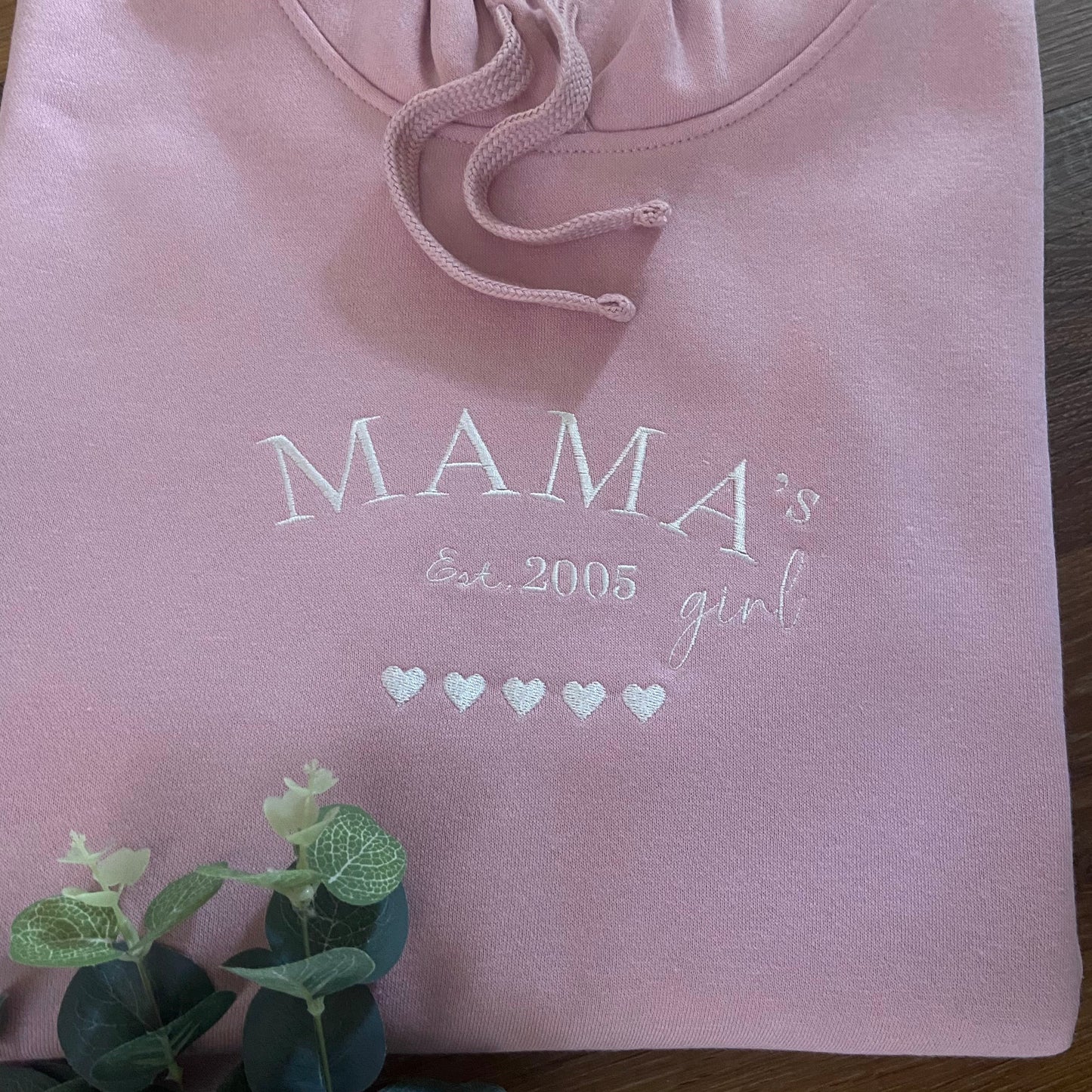Mama and Mama's Girl or Boy Personalised Hoodie Duo