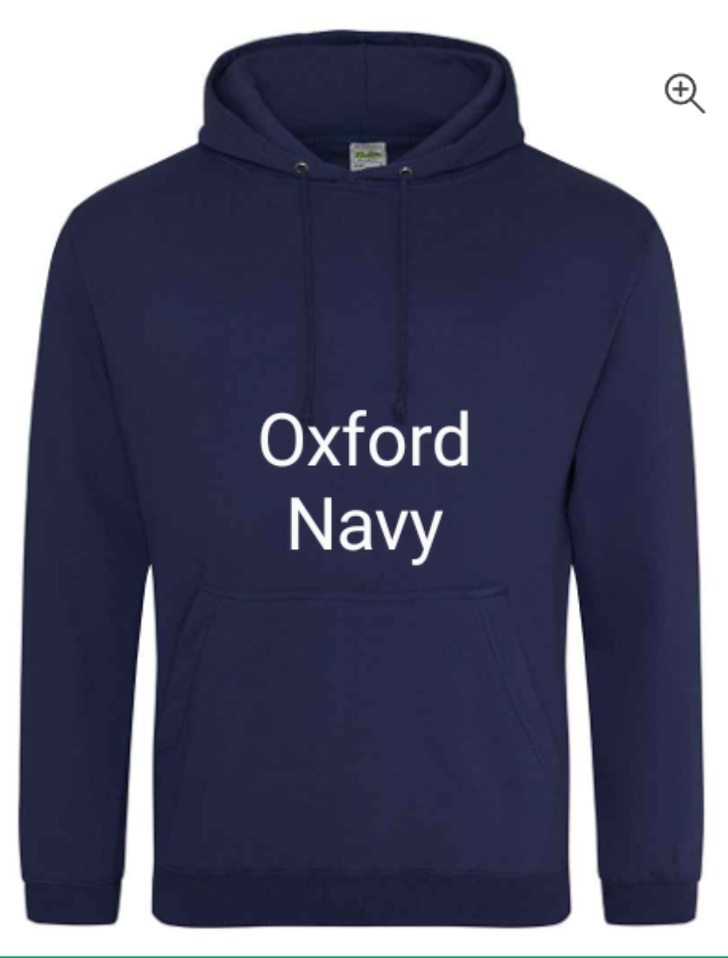 Adults Unisex Varsity Font Monogrammed Hoodie