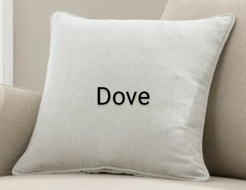 Detailed Love Heart Personalised with Couples Names and Date Embroidered Cushion. Engagement, Wedding Gift