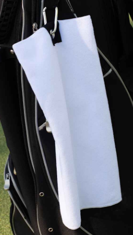 Personalised Embroidered Microfibre Golf Sports Towel with Metal Clip