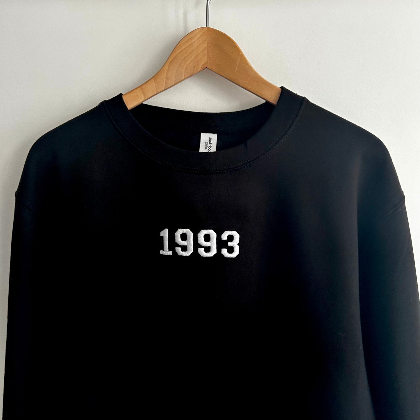 Personalised Embroidered Adults Unisex Year Sweatshirt. Personalised Gift Idea