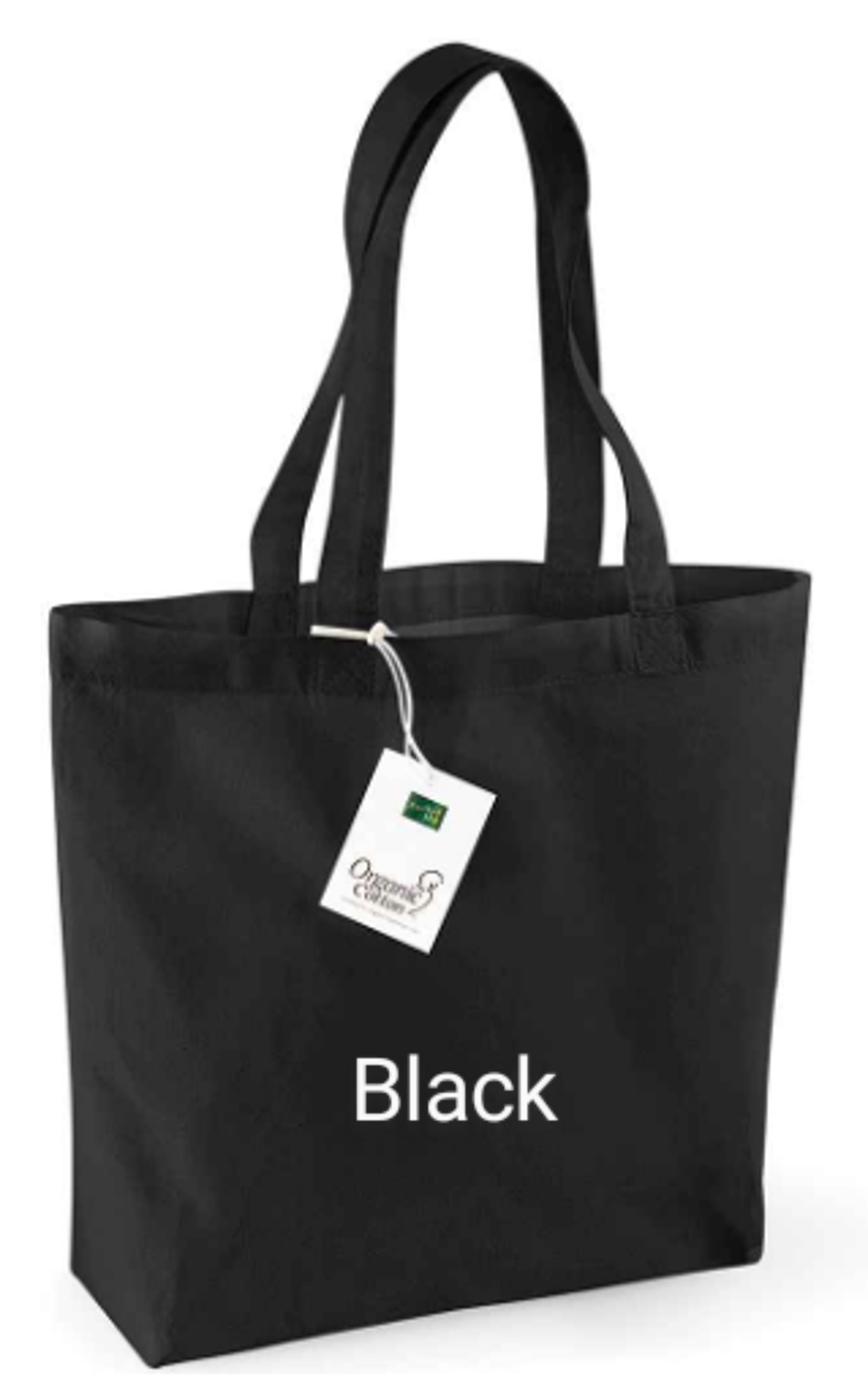 Wildflower Nature Design Embroidered Midi Organic Cotton Tote Bag. Gift Idea
