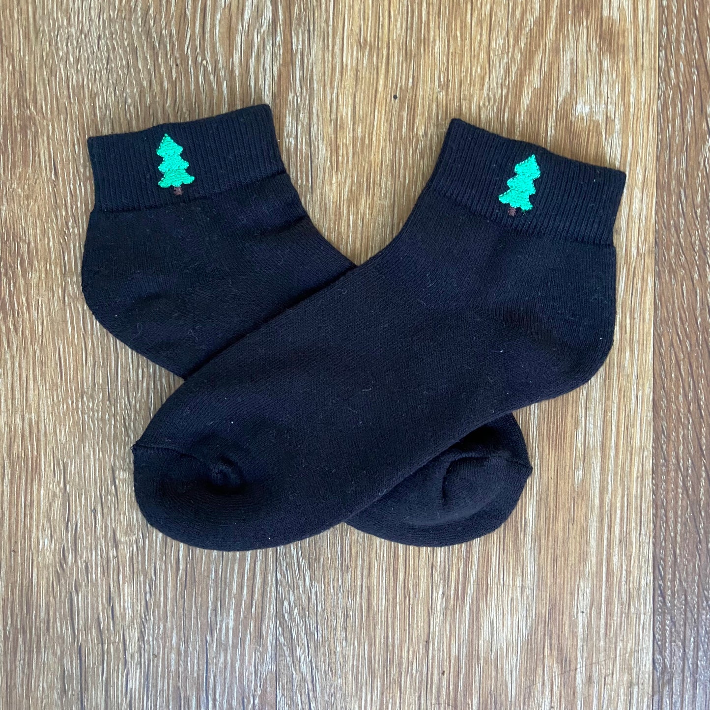 Christmas Tree Quarter Socks