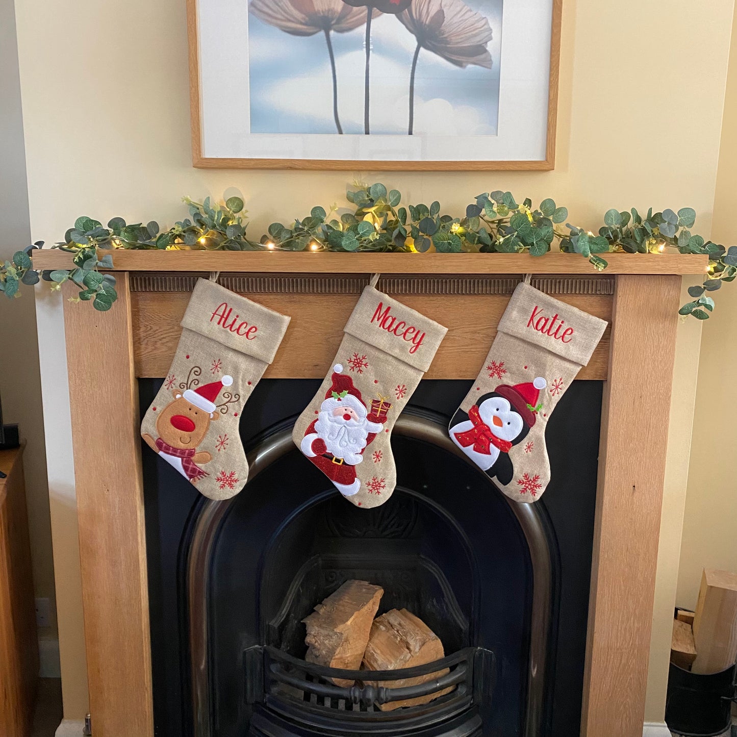 Personalised Embroidered Christmas Stocking