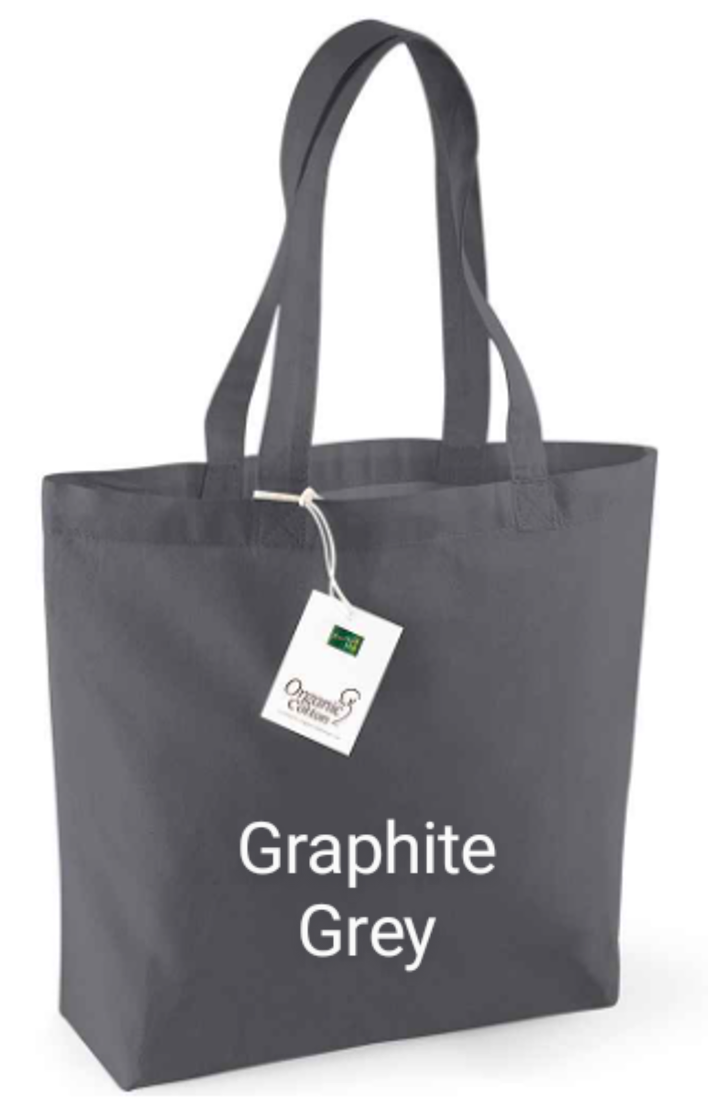Wildflower Nature Design Embroidered Midi Organic Cotton Tote Bag. Gift Idea