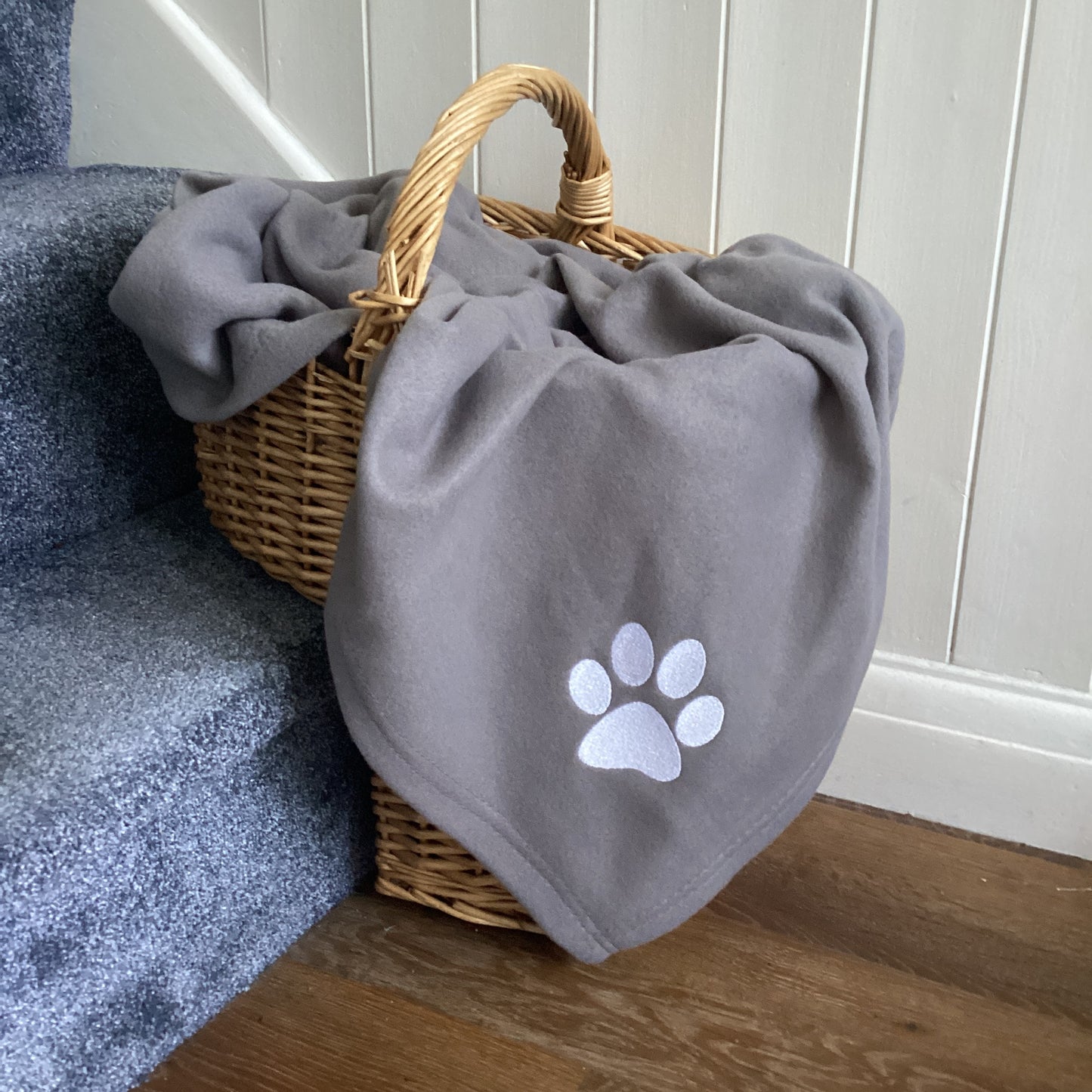 Paw Print Designs Embroidered Pet Blanket Range