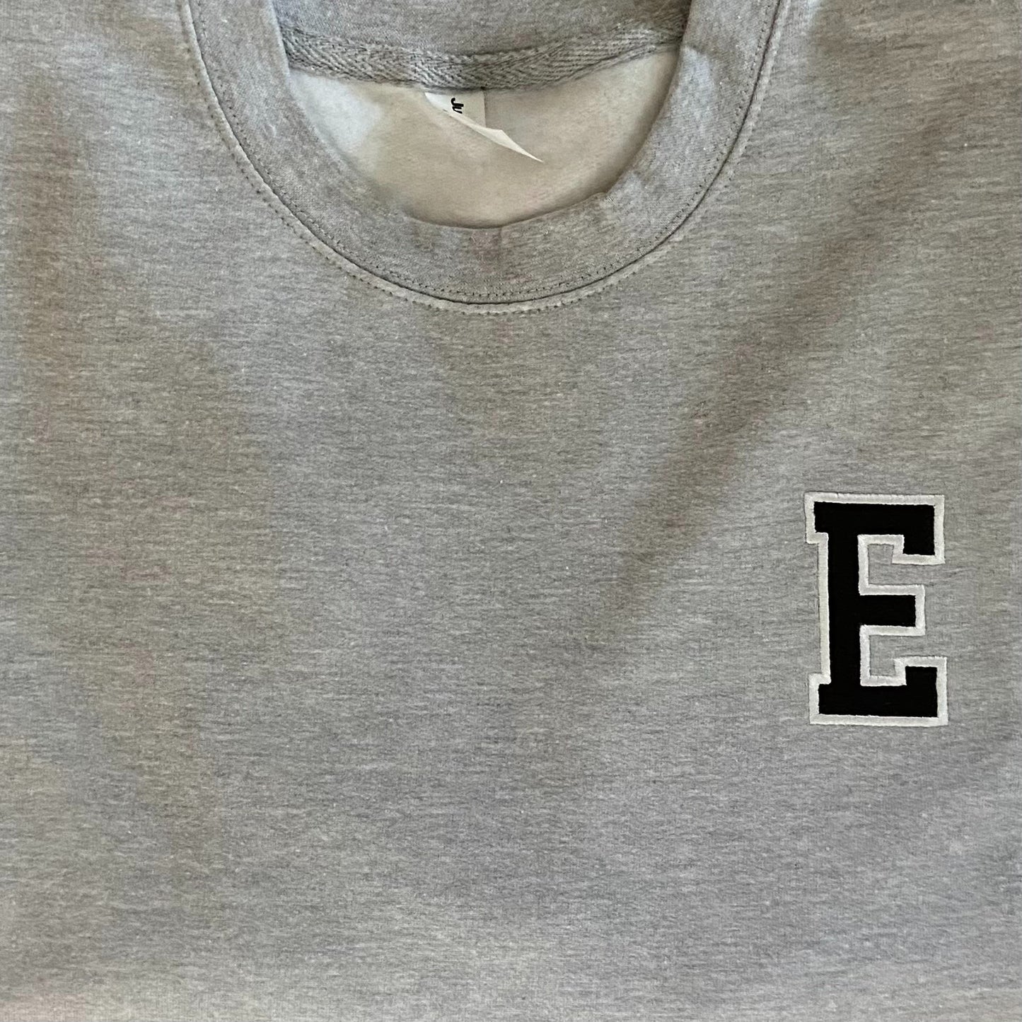 Varsity Font Monogrammed Sweatshirt