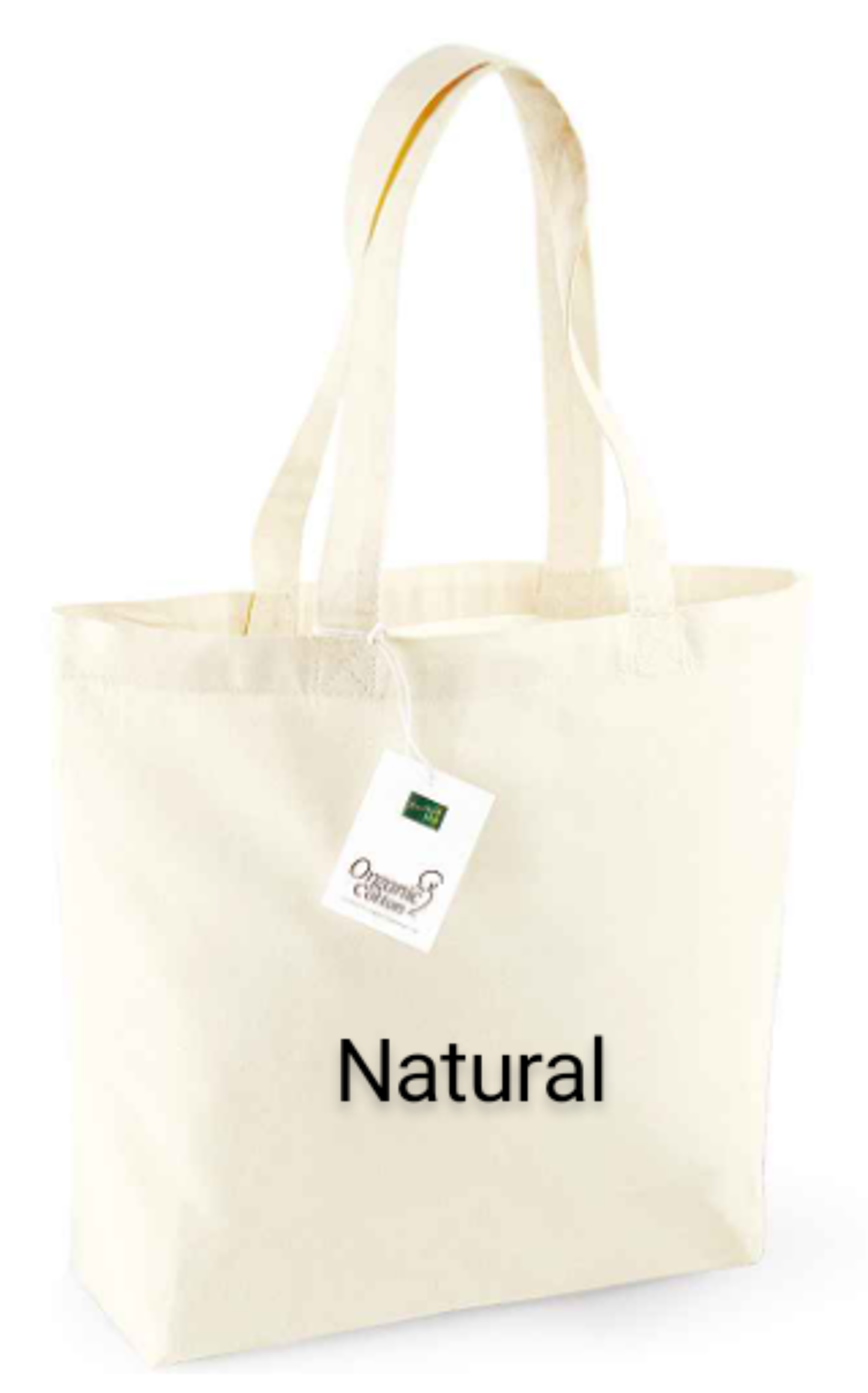 Wildflower Design Embroidered Midi Organic Cotton Tote Bag