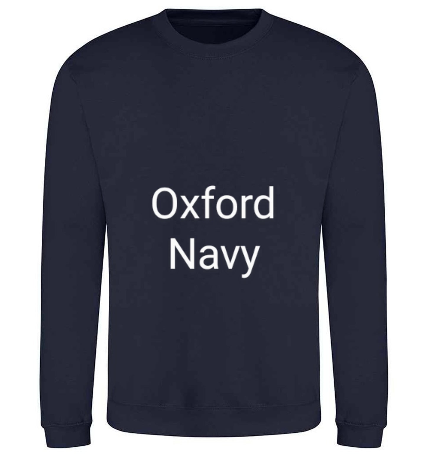 Personalised Embroidered Adults Unisex Year Sweatshirt. Personalised Gift Idea