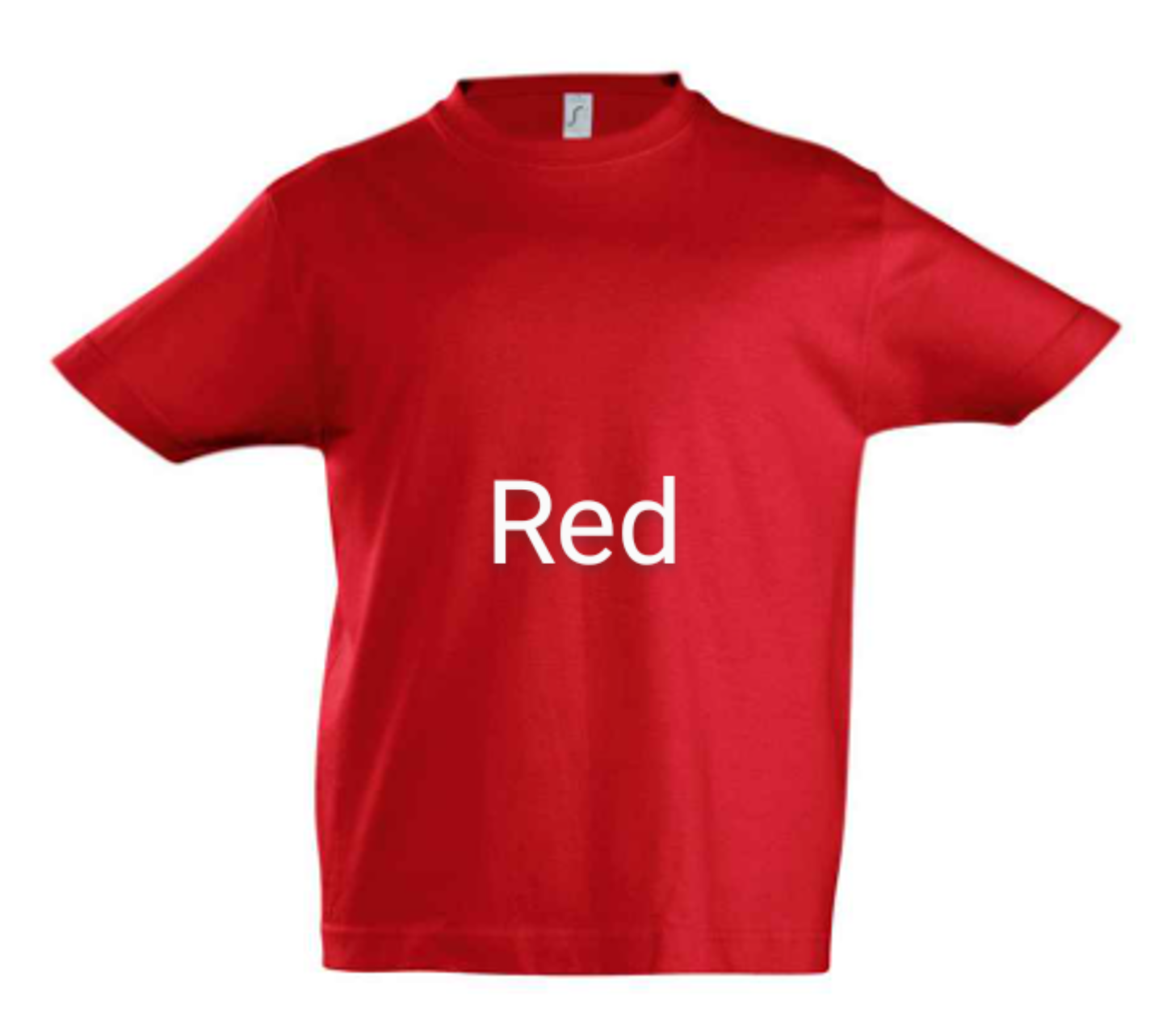 Embroidered Monogrammed Short Sleeve Kids Unisex T-Shirt. Age 2 -12 Years