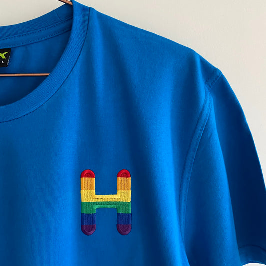 Rainbow Monogrammed Short Sleeved T - Shirt