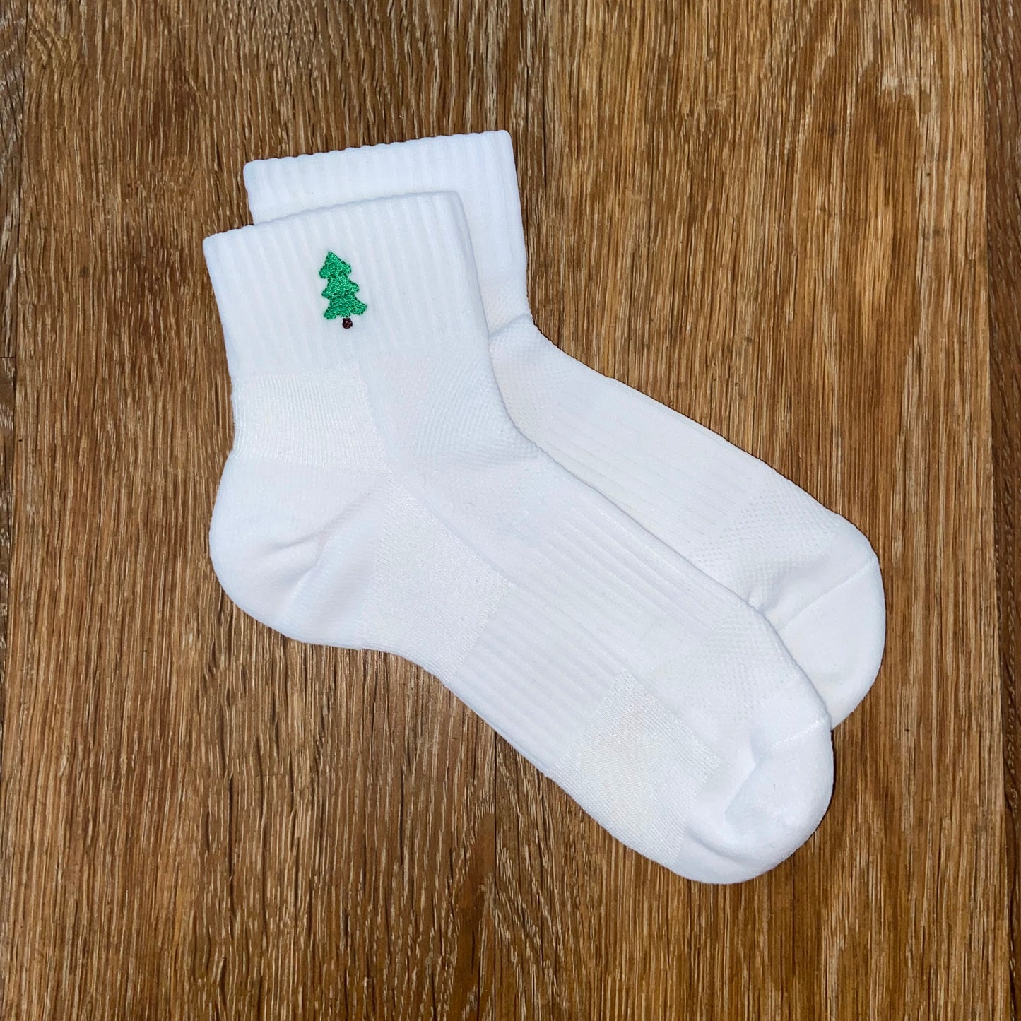 Christmas Tree Quarter Socks