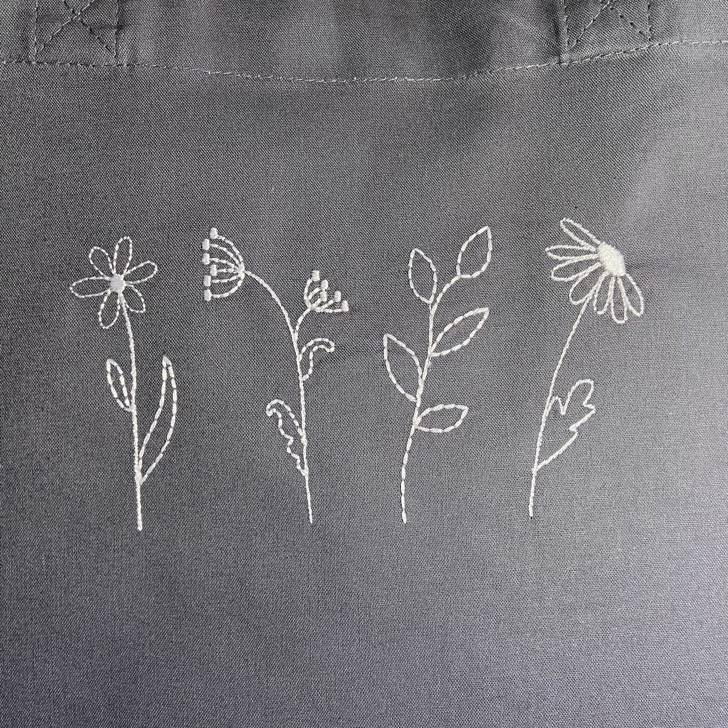 Wildflower Midi Organic Cotton Tote Bag