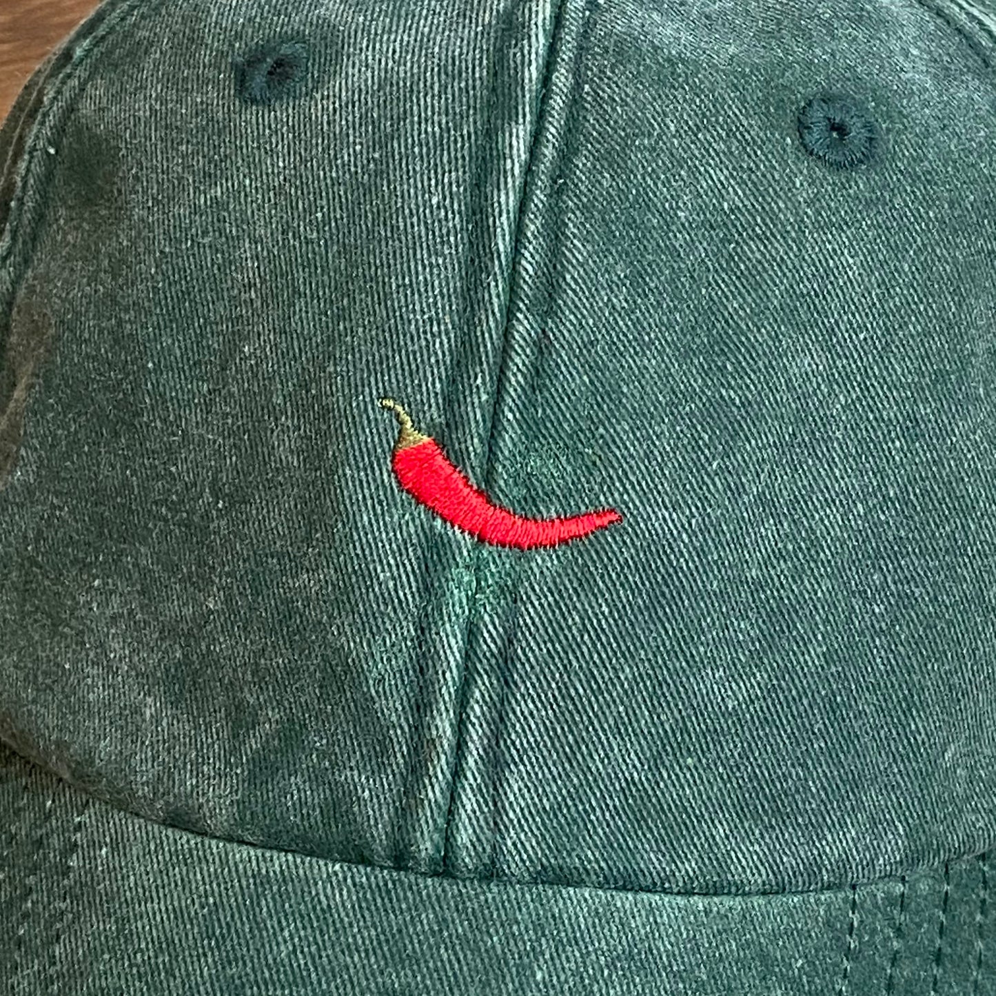 Embroidered Adults Baseball Cap with choice of Dumbell - Sunflower - Chilli Pepper or Rainbow Design