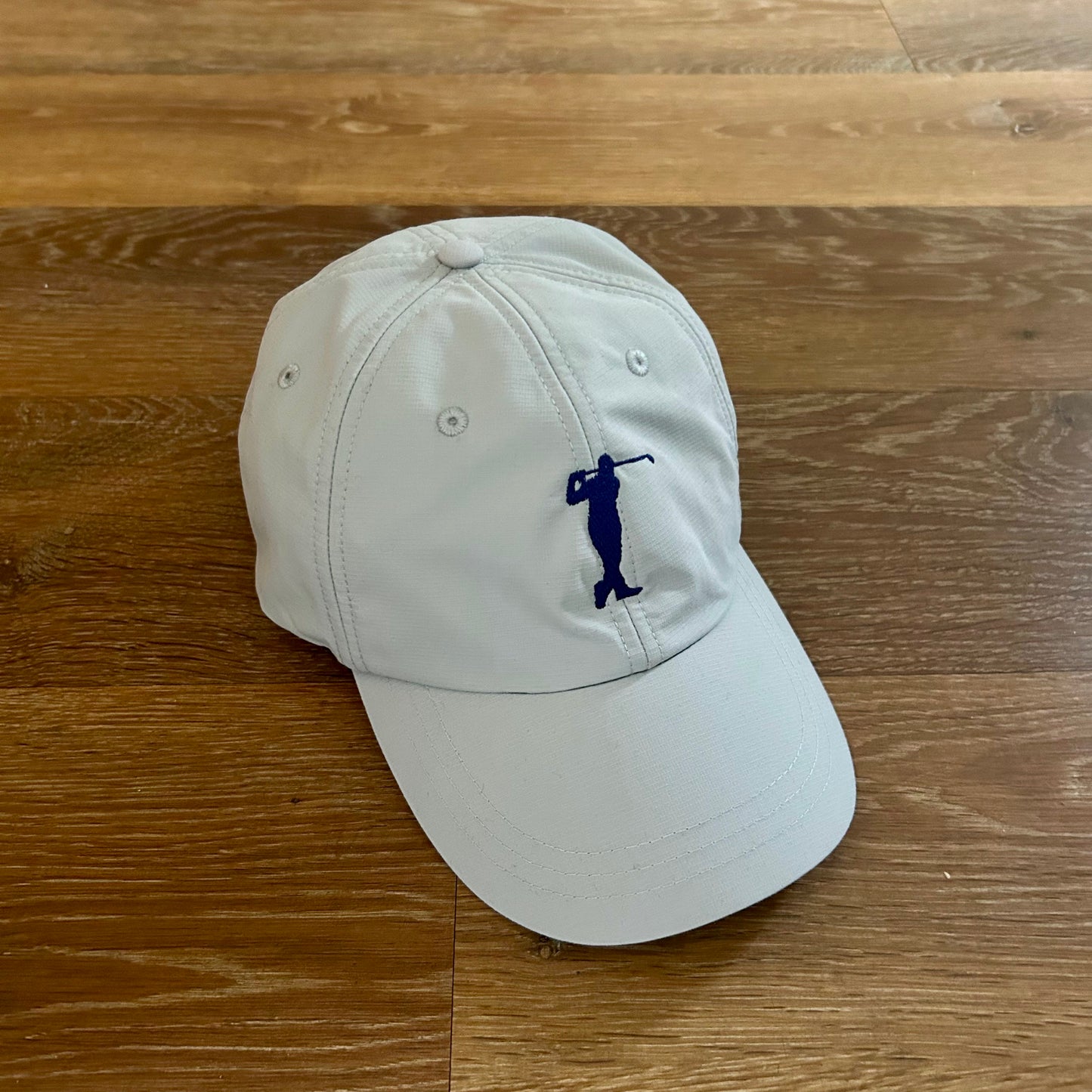 Golf Unisex Adults Baseball Cap with Embroidered Golfer Design - Personalised with Initials
