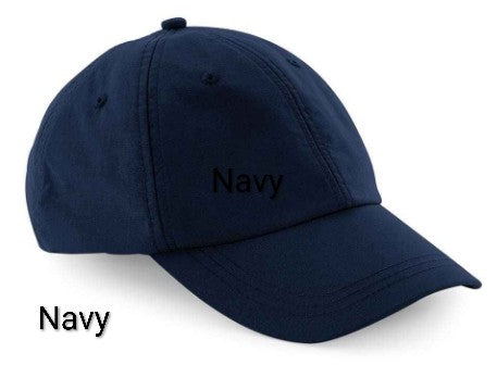 Golf Unisex Adults Baseball Cap with Embroidered Golfer Design - Personalised with Initials