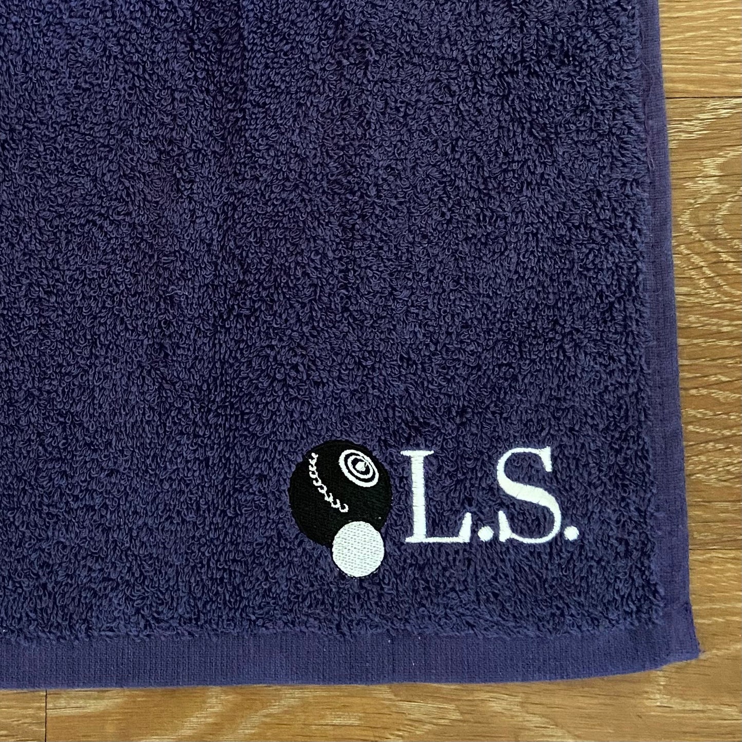 Personalised Cotton Golf Sports Towel with Metal Clip. Golfer. Golf Gift.