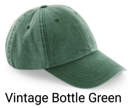 Personalised Year Adults Unisex Vintage Wash Embroidered Baseball Cap. Gift Idea