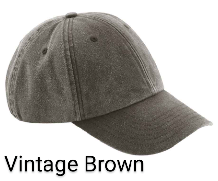 Personalised Year Adults Unisex Vintage Wash Embroidered Baseball Cap. Gift Idea