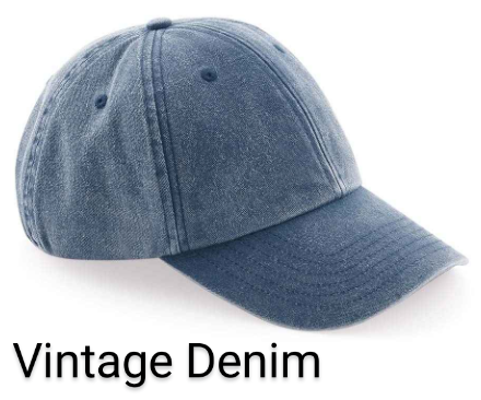 Personalised Year Adults Unisex Vintage Wash Embroidered Baseball Cap. Gift Idea