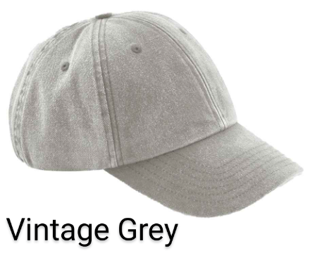 Personalised Year Adults Unisex Vintage Wash Embroidered Baseball Cap. Gift Idea