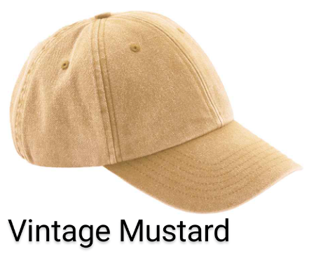 Personalised Year Adults Unisex Vintage Wash Embroidered Baseball Cap. Gift Idea