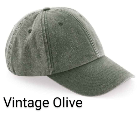 Personalised Year Adults Unisex Vintage Wash Embroidered Baseball Cap. Gift Idea