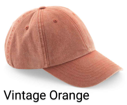 Personalised Year Adults Unisex Vintage Wash Embroidered Baseball Cap. Gift Idea