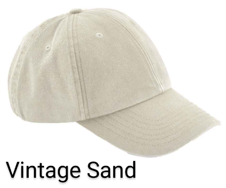 Personalised Year Adults Unisex Vintage Wash Embroidered Baseball Cap. Gift Idea
