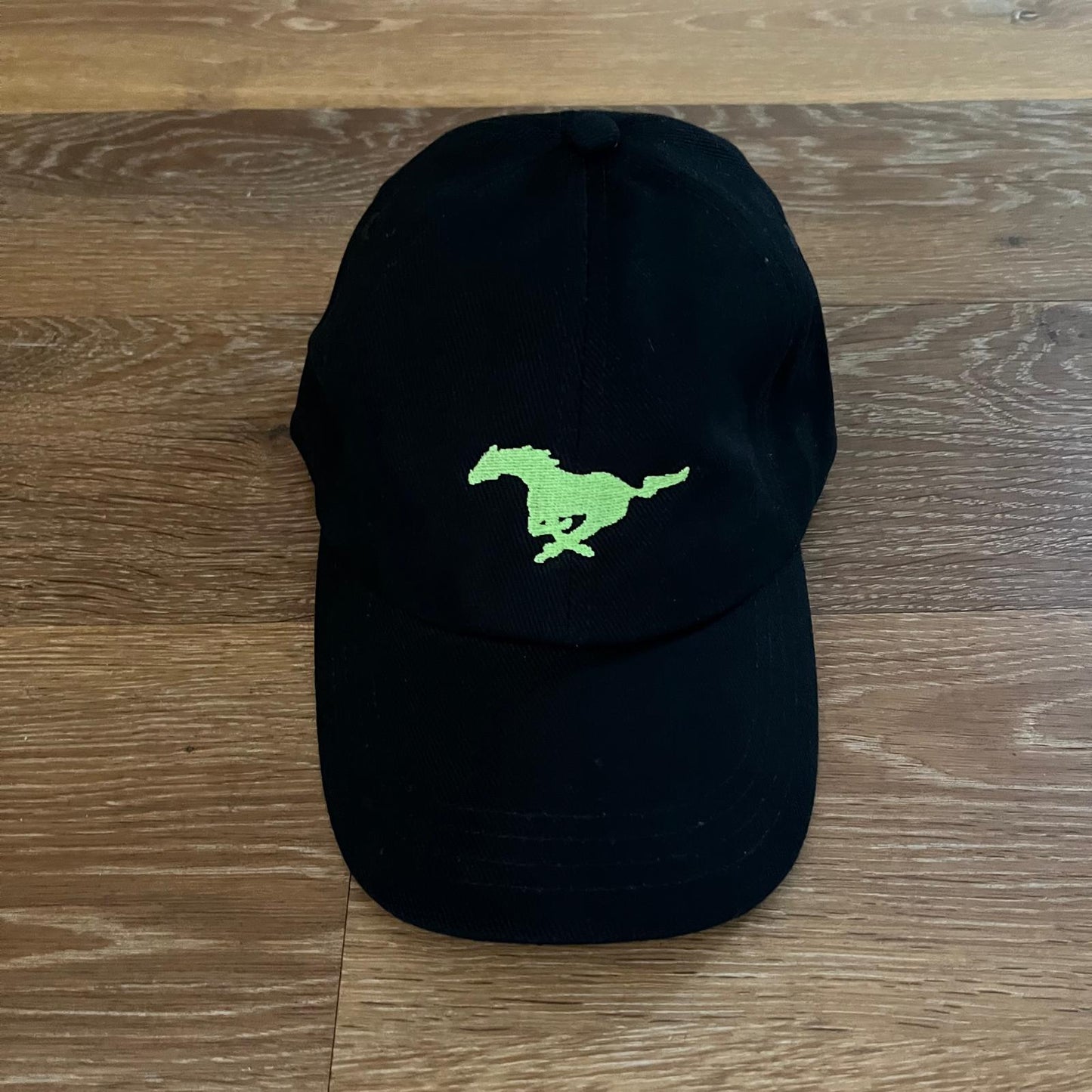 Mustang Running Horse Design Baseball Adults Unisex Black, Navy or White Cap. Gift Idea